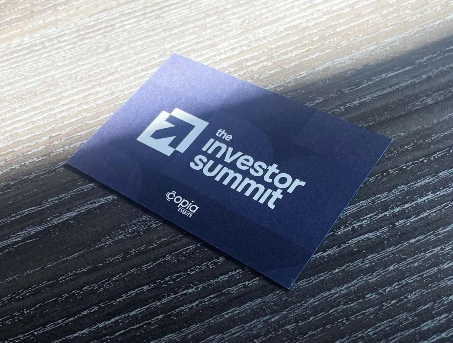The Investor Summit brand application